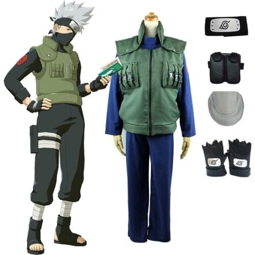 Anime cosplay costume Hatake Kakashi Accessories suits cosplay Accessories halloween costumes for men adult