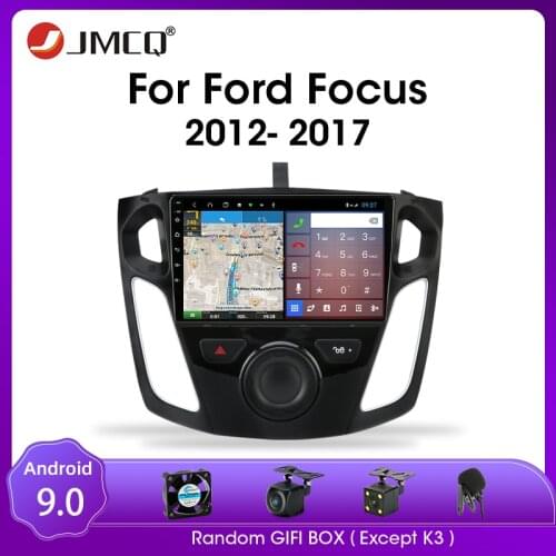 JMCQ 8-Core Android 9.0 Car Radio For Ford Focus 3 Mk3 Salon 2012-2017 Multimidia Video Player 2 din Mirror connection Head unit
