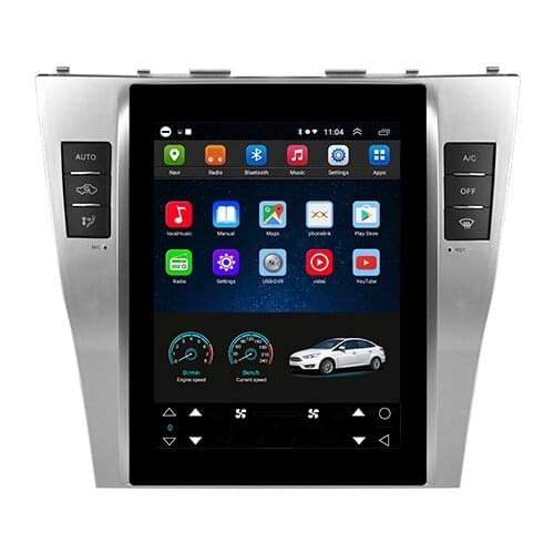 10.4" tesla style android car radio screen auto stereo for Toyota Camry 2008-2011 Navigation GPS Multimedia Video Player