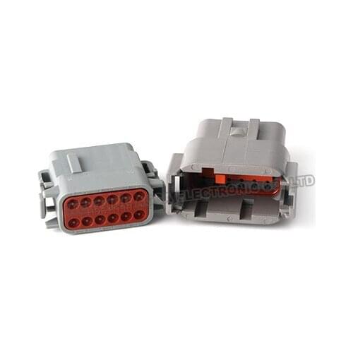 1set DTM06-12S new energy automobile male connector 12P female connector DTM04-3P DTM06-2S DTM06-4 DTM06-6S DTM06-8S DTM06-12S