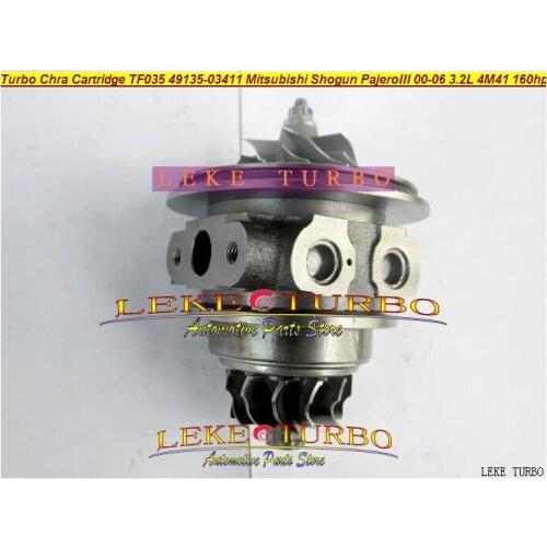 Free Ship Turbo Cartridge CHRA Core TF035 49135-03411 49135-03410 4913503410 For Mitsubishi Pajero III 00- Shogun DI-D 4M41 3.2L