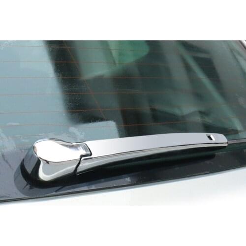 For T-Roc TROC 2017 2018 ABS Chrome Car Rear Rain Wiper Nozzel Cover trim car styling Accessories 2 Pcs/Set