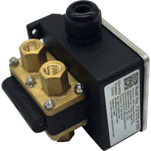 6~70kPa dual differential pressure switch can meansure 2 channels to give on/off signal to pump & motorized valve simutaneously