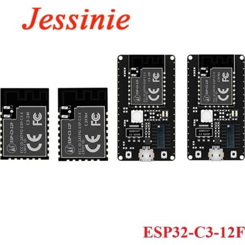ESP32-C3 ESP32-C3-12F ESP32 C3 12F 2.4GHz WiFi+Bluetooth-compatible BLE5.0 2M/4M Dual-mode Wireless Module Development Board