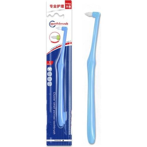 Hot Sale Orthodontic Toothbrush Single Head Toothbrush Small Pointed Toothbrush Orthodontic Braces Soft Hair Care