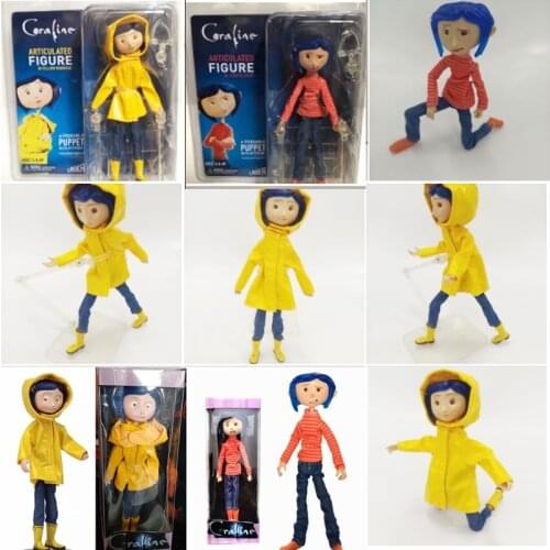 Neca Coraline Figure Coraline Doll Coraline The Secret Door Coraline y la Puerta Secreta Action Fgure Toys Doll Christmas Gift