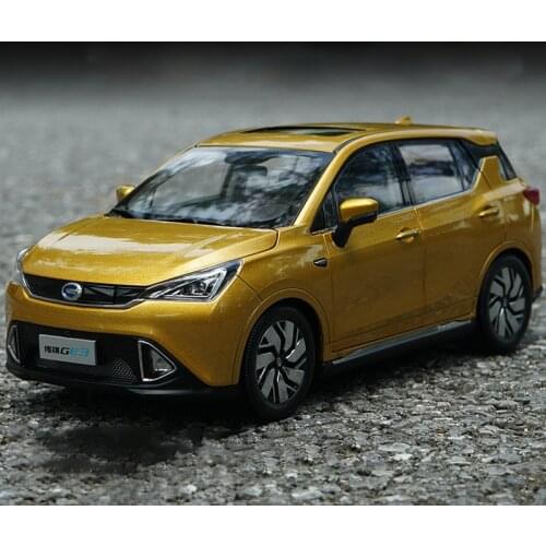 Diecast 1:18 GAC GE3 New Energy 2017 Alloy Car Model Collection Souvenir Ornaments Display Vehicle Boy Toys Gift Show