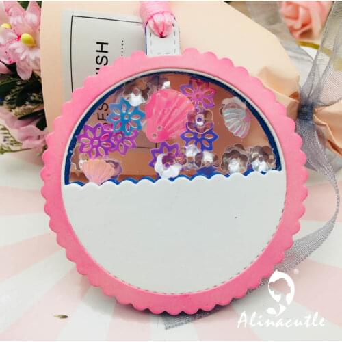 METAL CUTTING DIES Alinacraft circle layered tag Scrapbooking papercraft card album punch stencil art cutter die cut