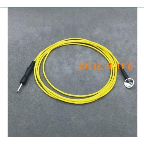 Reusable Brain Electrode Wire Single Pack Casting Electrode Φ10mm Pure Silver Φ1.5mm Jack