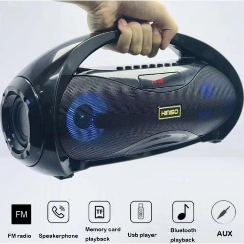 Portable microphone bluetooth speaker multifunctional powerful subwoofer system bluetooth sound column home theater music speake