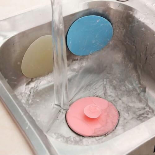 Silicone Sink Strainer Cover Colander Filter Water Stopper Floor Drain Hair Catcher Bathtub Plug Bathroom Kitchen Basin Stopper