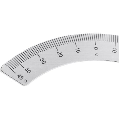 Angle Plate Scale ruler 45 Degree Angle Arc M1197 Protractors Milling Machine Part - Measuring Gauging Tools
