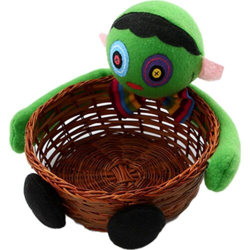 Halloween Decoration Doll Fruit Plate Decoration Bar Decoration Candy Biscuit Water Fruit Basket