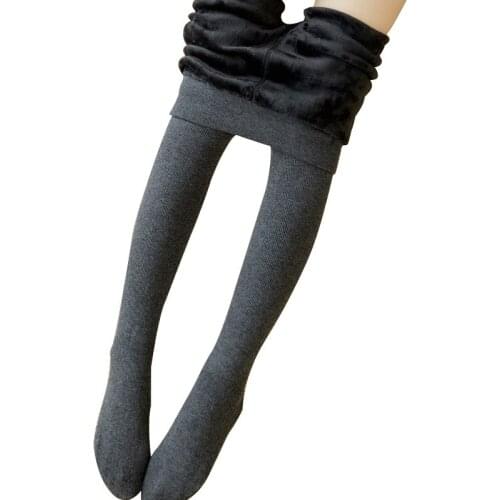 Women Thermal Underwear Bottoms Striped Cotton Warm Footed Tights Women 2019 Fashion Tights Smile Prints Warmth Pants