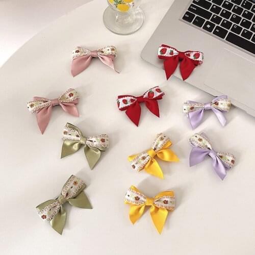 2 Pcs/Set Summer Children Cute Sweet Flower Strawberry Ornament Hair Clips Girls Lovely Barrettes Hairpins Kids Hair Accessories