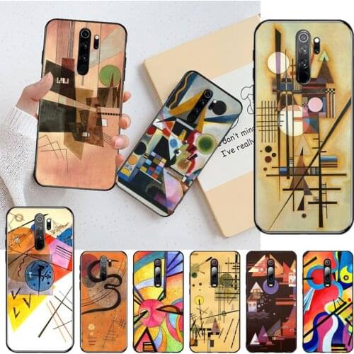 Wassily Kandinsky Abstract Artistic Phone Case for Redmi Note 9 8 8T 8A 7 6 6A Go Pro Max Redmi 9 K20 K30 Pro