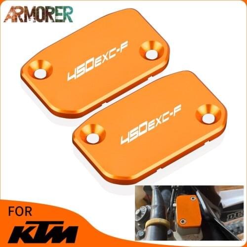 For KTM 450exc-f 450 excf exc f Motorcycle Parts CNC Aluminum Front Brake Reservoir Fluid Tank Cover Cap 2017 2018 2019 2021
