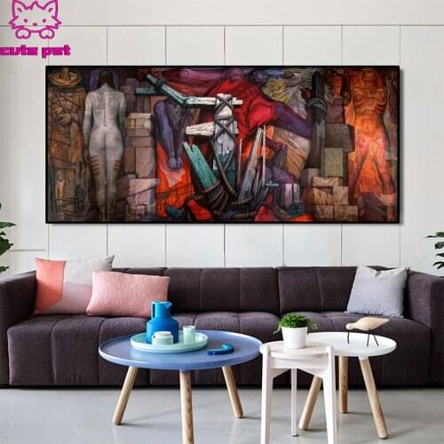 5D DIY Diamond Painting Famous art, colorful painting cross stitch mosaic full square/round diamond embroidery rhinestone