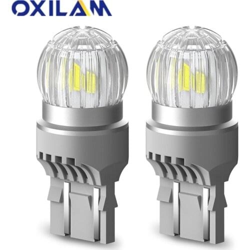 2X No Hyper Flash Canbus 7440 7443 T20 Led Car Bulb W21/5W WY21W W21W Led Auto Reversing Lights DRL for Toyota Honda Mazda 12V