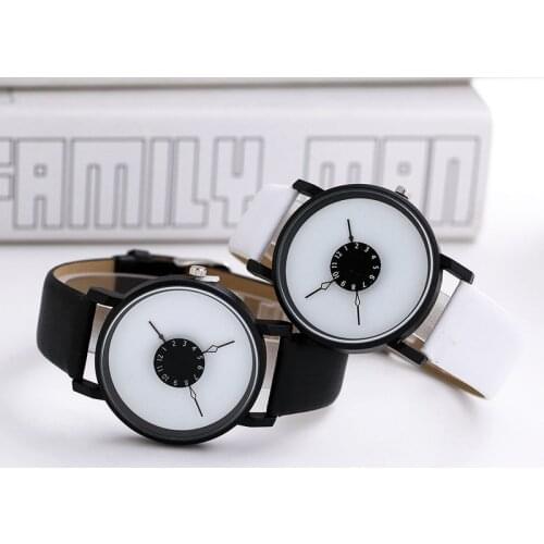 Black White Women Watches Qualities Small Ladies Wristwatches Vintage Leather Bracelet Watch 2021 Fashion Brand Female Clock