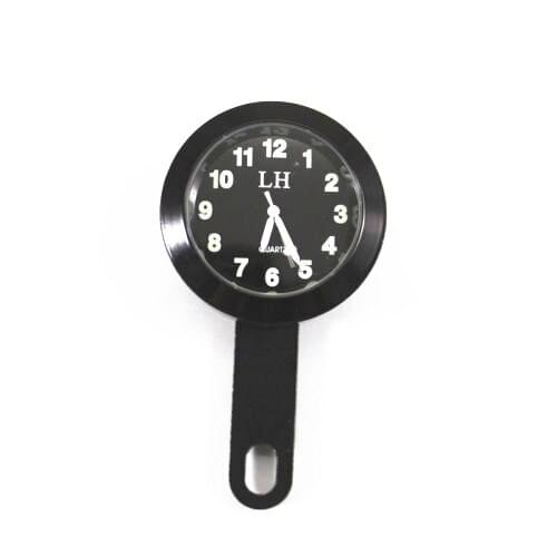 Universal Mount Clock Waterproof Black Dirt Bike Chopper Motorcycle For Buellb BWM KTN Yamaha Kawasaki Honda Suzuki Aprilia