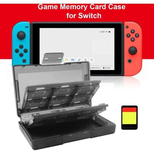 24 Plus 2 in 1 Game Cards Case Game Card Case Holder Cartridge Box for Nintend Switch Shockproof Storage Hard Shell Box