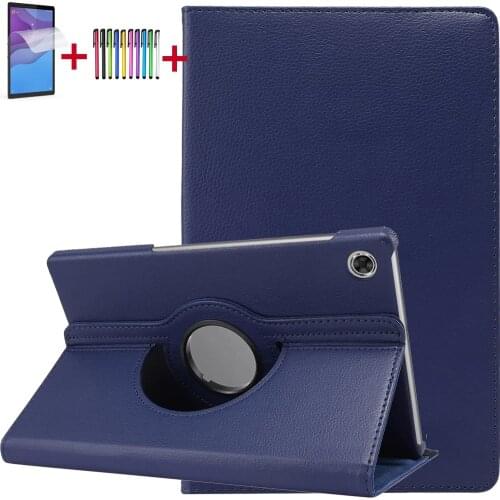 Tablet Case For Huawei MediaPad T5 10 T3 9.6 T8 8.0 inch AGS-W09/L09 KOB-L09/W09 360 Rotating PU leather Case Glass Cover