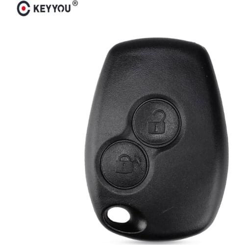 KEYYOU For Renault Megane Modus Espace Laguna Duster Logan DACIA Sandero Fluence Clio Kangoo 2 Button Remote Key Shell Case