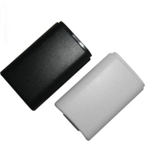 AA Battery Back Cover Case Shell Pack White/Black For Xbox 360 Wireless Controller