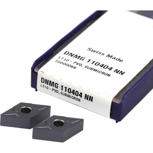 10PC DNMG110404 NN LT10 DNMG150408 NN CNC Carbide Insert External Turning Tools Lathe Cutter Cutting Tool High hardness Original