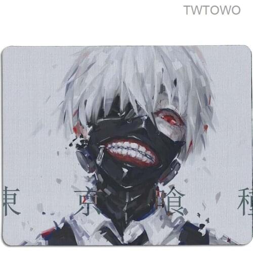 Tokyo Ghoul Kaneki Customized laptop Gaming small mouse pad Size for 18x22cm 21x26cm Gaming Mousepads