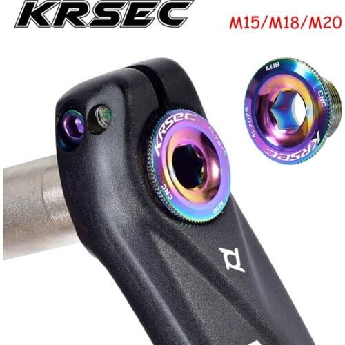 KRESC M15/18/20 Crankset Cap Crank Chainring Chainwheel Cap Bolt Hexagon Fit Shimano/SRAM Bike Parts