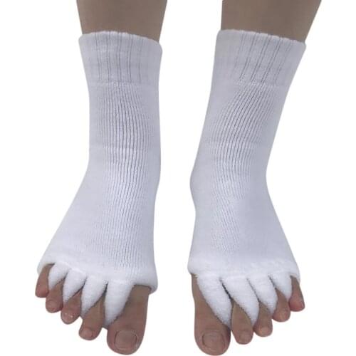 Correction Short Socks Harajuku Socquette Fashion Warm Thumb Valgus Five Finger Open Toe Sports Meias 1 Pairs Hot Sale Women C