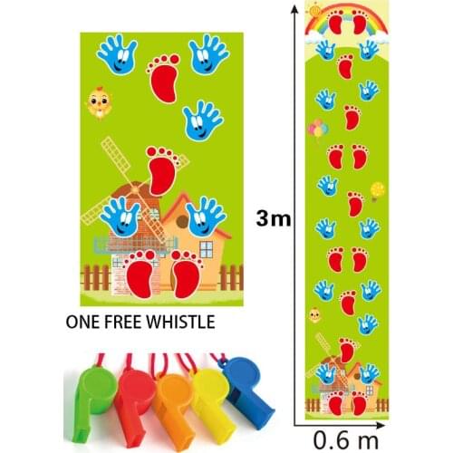 Indoor Outdoor Jumping Carpet Game Mat Kindergarten Early Education Toys Baby Jump Lattice Fun Game Children Fitness Toys