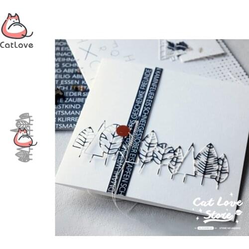 Tree Forest Grove Metal Cutting Dies Scrapbooking Stencil Die Cuts Card Making DIY Decorative Craft Embossing New Dies For 2019