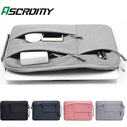 15.6 16 13.3 inch Multi-function Laptop Bag For MacBook Lenovo Xiaomi Samsung Huawei Waterproof Notebook Zipper Box Case Sleeve