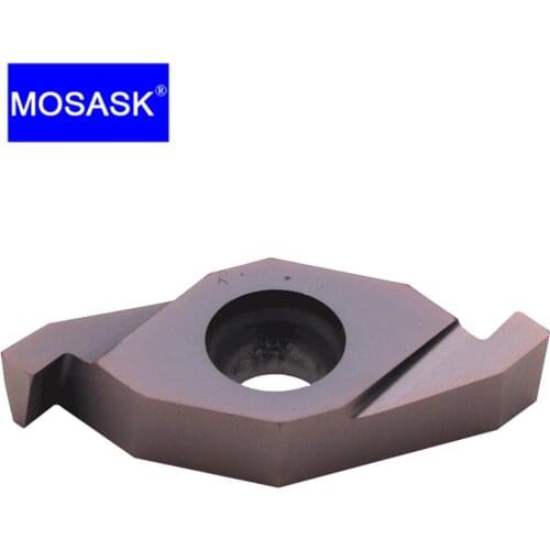 MOSASK 10pcs FVC1604R 150 200 ZP15 CNC Lathe Tool End Face Grooving Machining Processing Tungsten Carbide Inserts