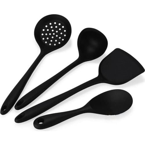 4Pcs Kitchen Heat Resistant Silicone Cookware Set Nonstick Spatula Cooking Tools Kitchen Baking Tool Kit Utensils Accessories