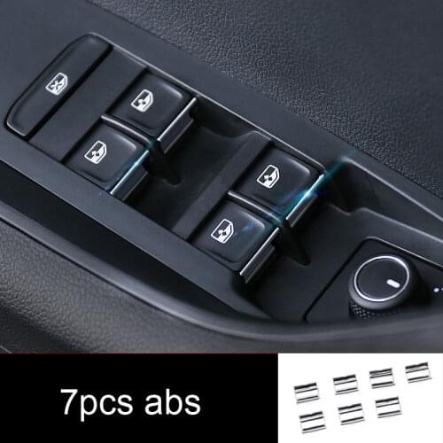7pcs for SKODA KODIAQ KAROQ superb Window lifting key Decorative sticker