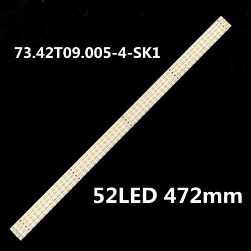 NEW! 4 PCS LED backlight strip 42T09-05B for 73.42T09.005-4-SK1 73.42T09.004-4-SK1 T420HW07 V.6 panel 52 LEDs 472MM
