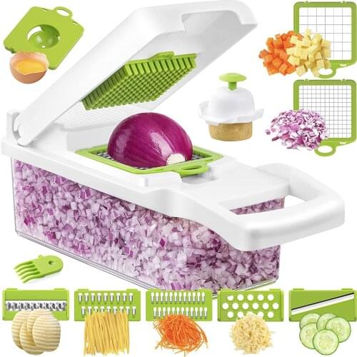 Fruit Vegetable Cutter with Steel Blade Slicer Potato Peeler Carrot Cheese Grater Vegetable Slicer Kitchen Accessories Tools