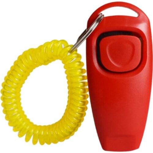 Portable Dog Cat Training Clicker Wrist Strap Lightweight Guide Whistle Dog Dog Night Outdoor Walking Training Accessories