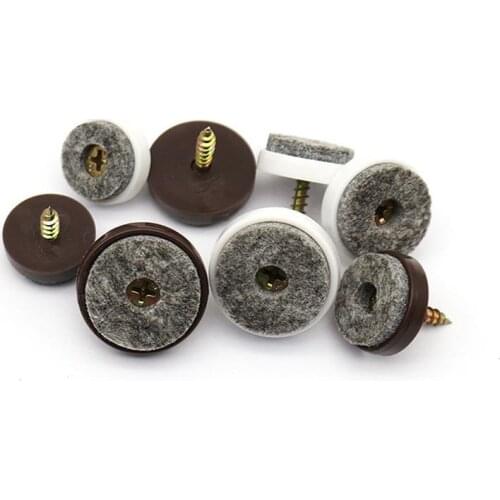 Chair Leg Protectors for Hardwood Floors,Nail On Felt Chair Leg Caps,Furniture Leg Pads Nail On Furniture Sliders Glides for Leg