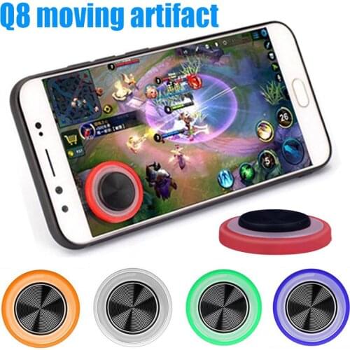 Q8 Portable Round Game Joystick Rocker Sucker Tablet Washable Button Mini Controller Round For Mobile Phone Tablet Suction Cup