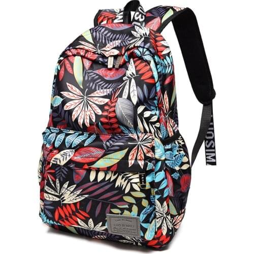 Hawaii Style Backpacks For School Teenagers Girls Bags Women Travel Back Pack Women Oxford Backpacks Waterproof Anti-theft Bag