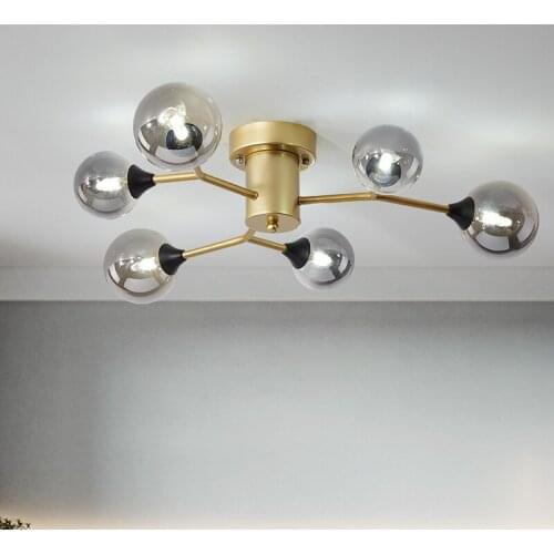 Modern Creative Lighting Warm And Romantic Golden Bedroom Modern Minimalist Personality Living Room Dining Room Ceiling Lamps