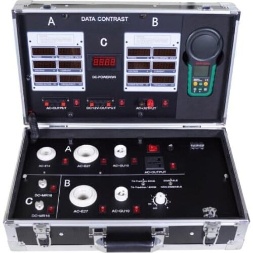 LED demo case,The high-end LED digital display test box,LED lighting demo box 480-13P