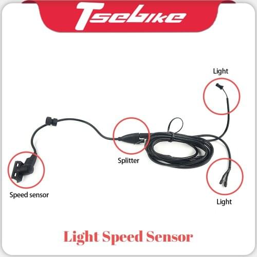 TSDZ2 tongsheng Light Speed Sensor Mid Drive Motor Electric Bike Bicycle Conversion Kit with Light