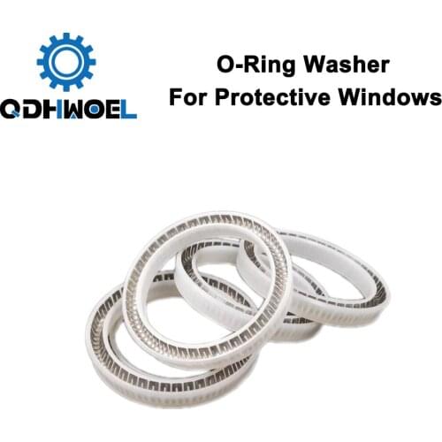 O-Ring Washer Protective Windows Customizable Size for Fiber Laser Head 1064nm