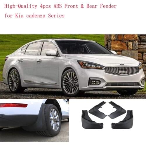 High-Quality 4pcs ABS Front & Rear Fender for Kia cadenza Series Car Mud Flaps Splash Guard Mudguard Mudflaps Accessories